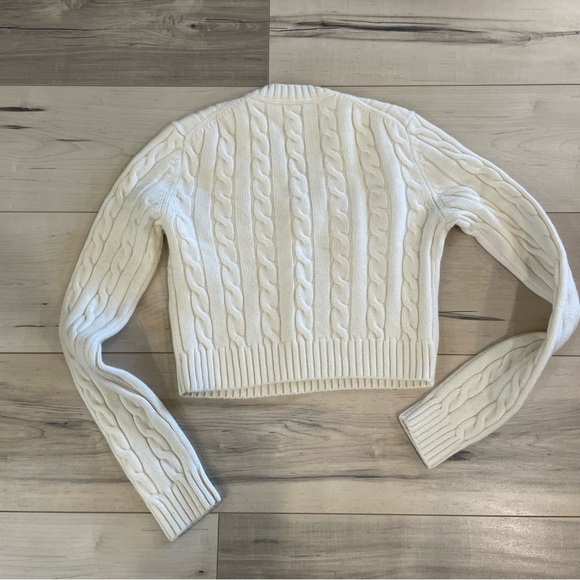 Sunday Best Moss sweater in whisper white - Picture 3 of 4